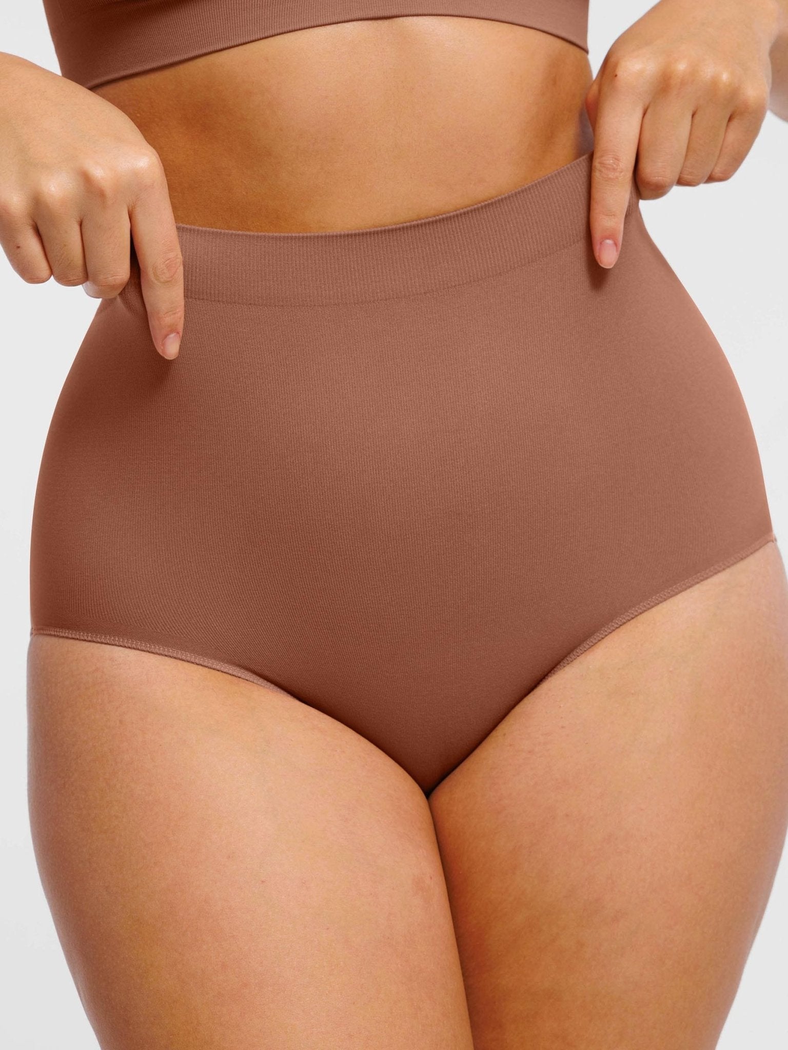 Culotte sans couture à taille haute avec contrôle du ventre Antibactérien - TheBoody