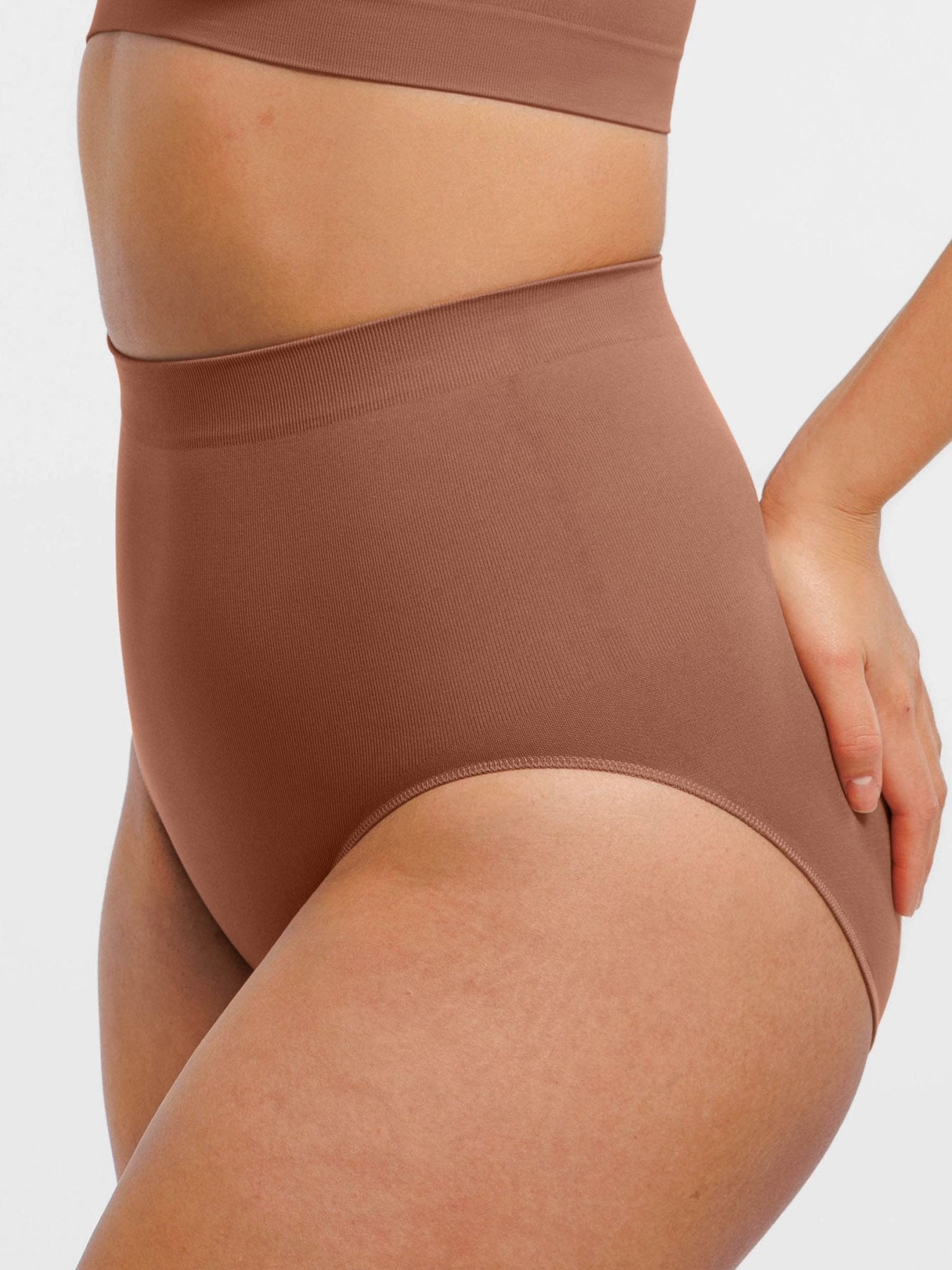 Culotte sans couture à taille haute avec contrôle du ventre Antibactérien - TheBoody